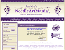 Tablet Screenshot of needleartmania.com